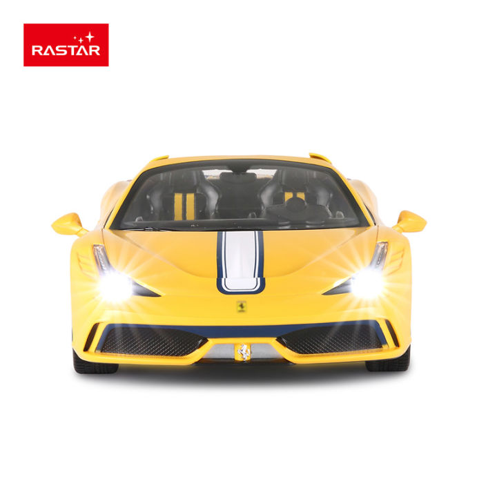 rastar-ferrari-458-speciale-no-73400-สีเหลือง-รถบังคับวิทยุรถสปอร์ต-หรู-รายละเอียดสมจริง