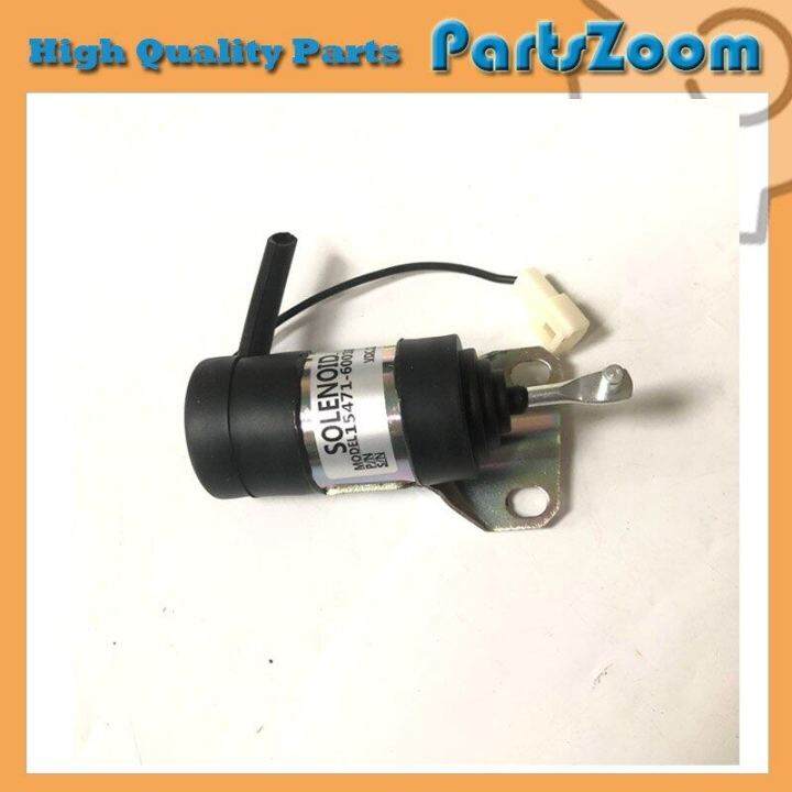 Solenoide Arresto 12V SINOCMP Per Kubota KX161-2 V2203 - Ricambio 15471-60010 Con Garanzia - Foto 7