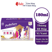 Date T5 24Thùng 48 Hộp Pediasure 10+ Cho Trẻ Từ 10 Tuổi 180ml Hộp