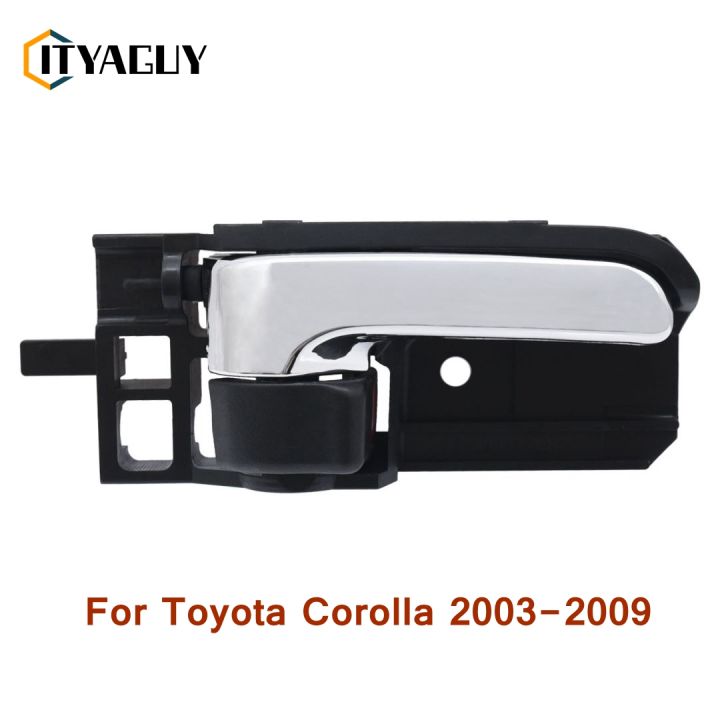 มื่อจับประตูด้านในอุปกรณ์ตกแต่งรถยนต์ขวา69205-02090สำหรับ-toyota-corolla-2003-2004-2005-2006-2007-2008-2009