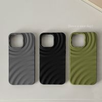 ☸卍 【Water ripples/Soft case/Black】เคส compatible for iPhone x xr xs max 11 12 13 14 pro max case