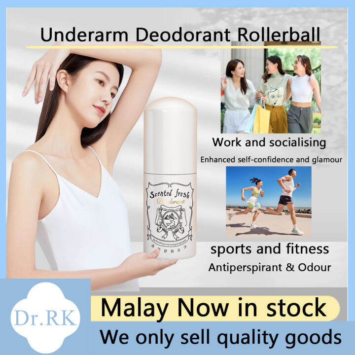 Dr.RK Antibacterial Underarm RollOn Antiperspirant Removes underarm