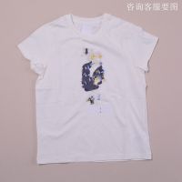 [Original] RalphˉlaurenˉRL009 womens thin round neck loose short-sleeved T-shirt bear series with label
