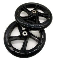 2 Pieces Scooter Wheel 200 mm PU Material Wheel Thickness 30 mm ABEC-7 Bearing Scooter Accessories