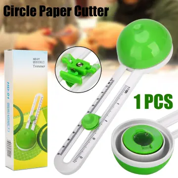 1pc Circle Cutter, Adjustable 360 Degrees Circular Paper Cutter Circle  Paper Trimmer Rotary Cutter Craft Supplies, Round Cutting Knife Cards  Cutters F