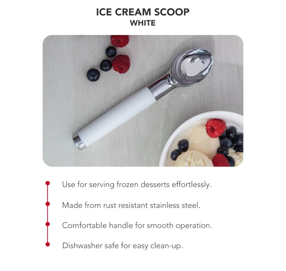 KitchenAid Ice Cream Scoop Frozen Desserts Strong Durable Onyx