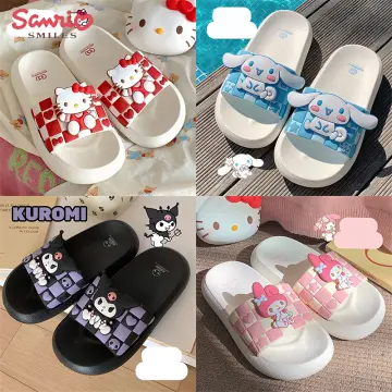 Kawaii Y2K Pink Hello Kitty Platform Sandals Flip Flops Slides