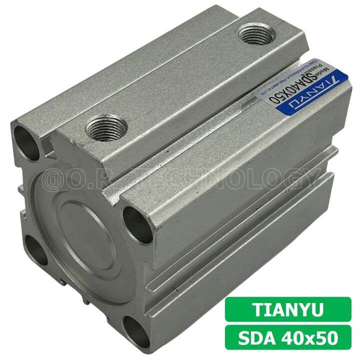 1ชิ้น-sda-40x50-กระบอกลมคอมแพค-กระบอกลม-รุ่นคอมแพค-compact-air-cylinder-sda-series-แบบคอมแพค