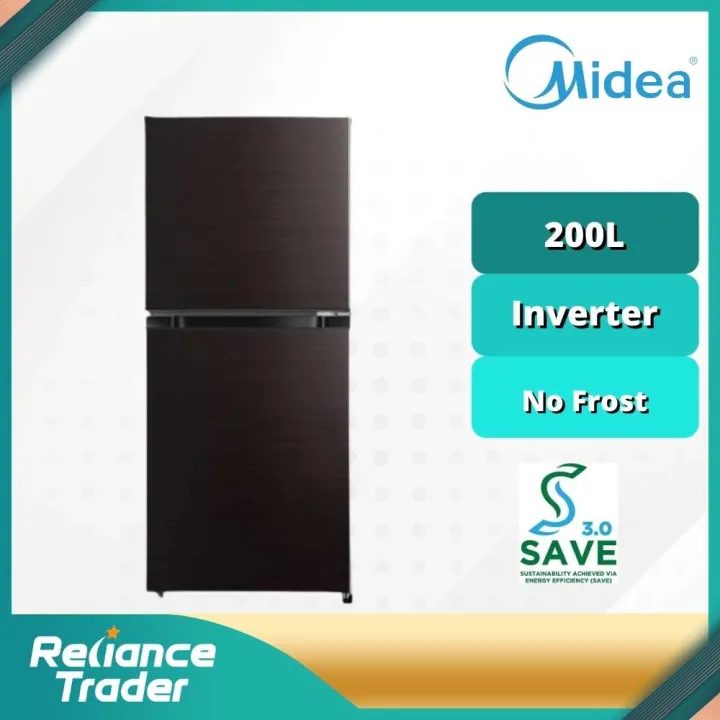 Midea 200L 2-Door Refridgerator MDRT268MTB28 -MY Fridge -Peti Sejuk ...