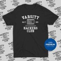 Varsity Hackers Club Unisex Tshirt Programmer Hacker University College Student Lecturer Computer Geek T-Shirt