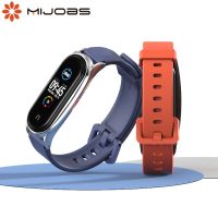 Silicone Strap For Xiaomi Mi Band 5 4 3 Smart Bracelet for MiBand 4 Band 3 Wristband Breathable Replacement for Mi 5 Correas Smartwatches