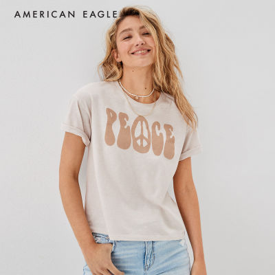 American Eagle Graphic Tee เสื้อยืด ผู้หญิง กราฟฟิค (EWTS 037-8117-020)