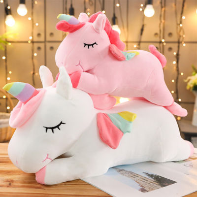 Unicorn Plush Toy Doll Decorative Pillow Skin-friendly Unique Kneeling Comfortable