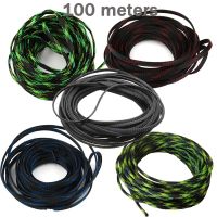 100M PET Expandable 4/6/8/10/12/15/20/25mm Cable Sleeves Insulation Braided Sleeve Wire Gland Cables Spiral Wrapping Protection