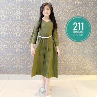 Children PLISKET GAMIS 211 MAXY DRESS PLISKET Priscette PLEATED DRESS PLISKET MAYUNG FLOWY REMPEL