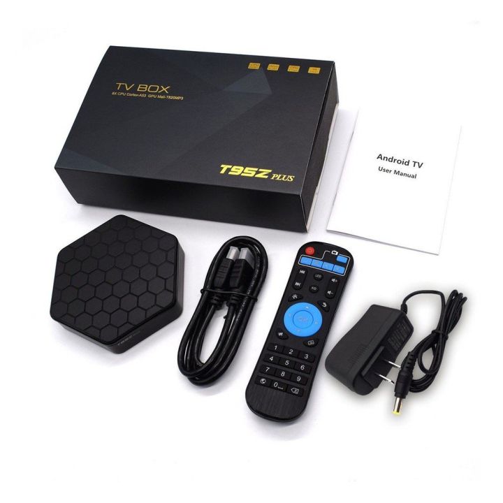 สุดยอดกล่องแอนดรอยด์ทีวีรุ่นใหม่ปี-2023-android-tv-box-t95z-plus-แรม4gb-32gb-allwinner-ใหม่-h618-android-12-wifi-6-0-บลูทูธ-5-0