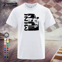 Fashion Design Racing Car Tshirt Mini Cooper S Rally Monte Carlo CultClassic Car Retro T-shirt 16 Colors Cotton Top Tee 0181-T XS-4XL-5XL-6XL