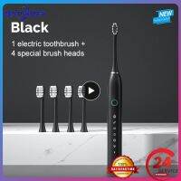 ❄℡❍ Electric Toothbrush For Adults And Children With 6-speed USB Rechargeable Sonic Toothbrush For Efficient Oral Cleaning