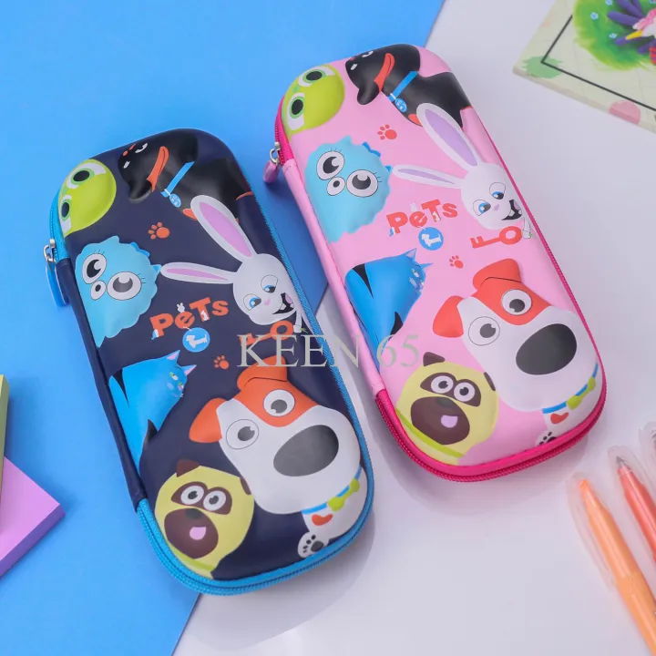 พร้อมส่งกล่องดินสอ-กระเป๋าดินสอลายนูน-3d-งานเทียบsmiggle-งานเทียบสมิกเกิ้ล