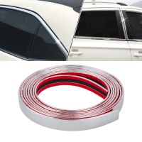 【CW】1 Roll Car Chrome Styling Decoration Moulding Trim Strip Tape Auto DIY Body Bumper Protect Sticker 6mm 8mm 10mm 12mm 15mm 20mm