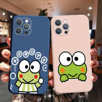 สำหรับ POCO X3 Pro NFC M4 M3 Pro 5กรัม GT F3น่ารักกบ Keroppi กล้องเลนส์คุ้มครองตารางขอบปกเต็มเลนเคส