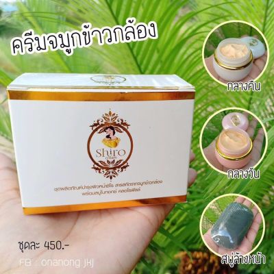 Shiro cream ครีมชิโร ครีมจมูกข้าวกล้อง สารสกัดจากจมูกข้าวกล้อง พร้อมสบู่โบทอกซ์ คลอโรฟิลล์ (8841)