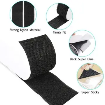 10CM Wide 1 Meter Long Self Adhestive velcro tape Hook Loop Sticky