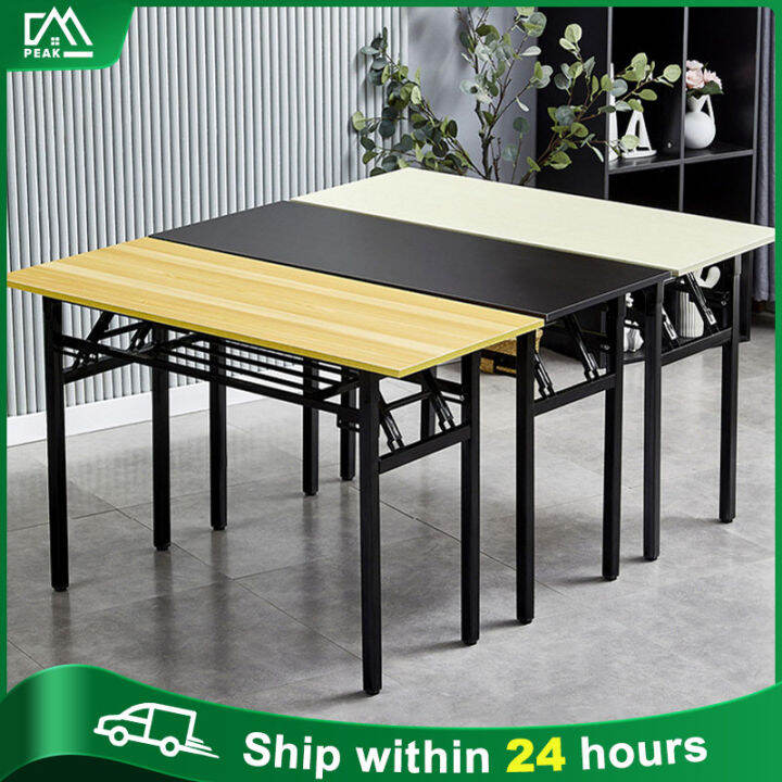 【Fold】Study table Office Table Folding Table 100/120/140cm Computer