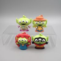 ✾ 4pcs/set Disney Toy Story Alien Cosplay Figurines Action Epoxy Figure Toy