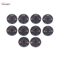 MARBIT 10ชิ้นพลาสติกสีดำ T10ช่องเสียบไฟรถยนต์ที่ยึดฐานหลอดไฟหน้ารถ