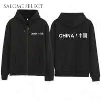 SALOME SELECT เสื้อฮู้ด เสื้อแขนยาวอบอุ่น หลวมและสบาย ชิค ทันสมัย สไตล์ สบายๆ WWY2393GYT 41Z231009