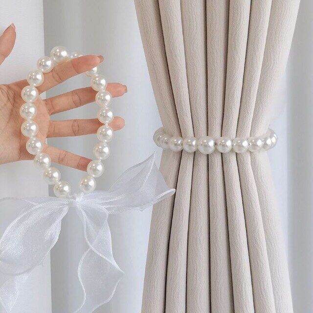 2pcs-curtain-tieback-beautiful-pearls-lace-holder-hook-buckle-clip-pretty-and-fashion-polyester-decorative-home-accessorie