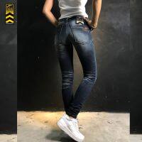 SUPFADE001 (W) กางเกงยีนส์ผู้หญิงทรงเดฟ Womens Skinny Stretch Denim (Gasoline &amp; Garage) ปั๊มน้ำมันแก๊สโซลีน (SUP FADE)