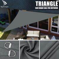 ผ้าใบกันแดดมุ้งคาร์ซีตสำหรับเด็กสามเหลี่ยม5X5x 5ม. 2X2x2m ตาข่ายสำหรับสวนแผ่นกรองแสงติดรถยนต์ผ้าใบเฉดสีกันน้ำหนา