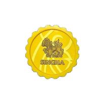 จานรองแก้วสิงห์ จานรองแก้ว singha ยางพารา