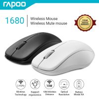 RAPOO 1680 Wireless Mouse Ergonomic Mouse 1000 DPI Silent 3 Buttons For MacBook Cuomputer PC Tablet Laptop Mice Quiet 2.4G Mouse Basic Mice