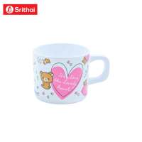 Srithai Melamine ถ้วยหู เมลามีน ลาย Rilakkuma lovely heart C 634-3 ขนาด 3 นิ้ว