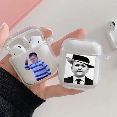Funny Hasbulla Magomedov Soft Transparent Case for Apple Airpods Pro  2 1 3 Wireless Bluetooth Earphone Cover Airpod Cases Coque Headphones Accessorie