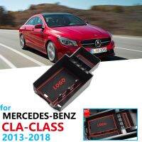 【Chat-support】 purplekattt อุปกรณ์เสริมในรถยนต์สำหรับ Mercedes Benz CLA C117 W117ที่วางแขนจัดเก็บจัดเก็บข้อมูลทำให้เป็นระเบียบเสื่อกันลื่น2015 2017