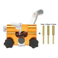 Easy Portable Chainsaw Sharpener with 3PCS Grinder Stones Aluminium Chainsaw Sharpening Jig Chain Saw Drill Sharpen Tool