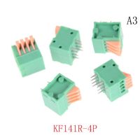 【Free-delivery】 ftghbxcf 5ชิ้น Kf141r Kf141v 2/3/4/5/6/7/8/9/10P 2.54มม. แผงวงจร Pcb ตัวเชื่อมต่อสปริงขั้วต่อสปริงสีเขียวทองแดงแบบไร้เสียง