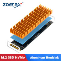 ZoeRax M.2 SSD NVMe ปะเก็นฮีทซิงค์อะลูมิเนียมฮาร์ดดิสก์ M2สถานะของแข็งที่มีอุปกรณ์เสริมสำหรับ PC แผ่นซิลิโคนความร้อน