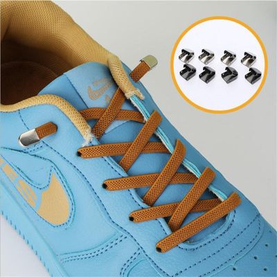 No Tie Flat Hiking Running Shoe Lace Elastic Shoelaces Outdoor Leisure Sneakers Quick Safety Flat Shoelace Kids Adult Lazy Laces