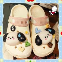 10Pcs Pochacco Croc Charms Kawaii Shoes Decoration Sandals Cartoon Buttons Sweaty Dog Anime Sanrioed Cute Diy Kids Girls Gift