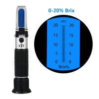 Yieryi มือถือ Brix Refractometer 0-20 Sugar Meter Refractometer Digital Sugar Testing Tool For Honey,Food,Fruit Juice