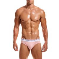 Briefs Comfortable Breathable Boy Underwear Candy Color Moderation Elastic Fit Version Cotton Soft Indpendent U Pouch Underpant