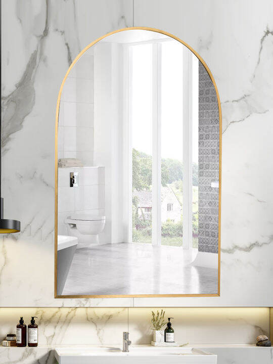 Nordic bathroom mirror bathroom mirror hanging wall bathroom bathroom