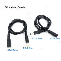 7A 12v DC male to female power supply Extension connector Cable Plug Cord wire Adapter for led strip camera 5.5X2.1mm 5.5x2.5mm 17TH