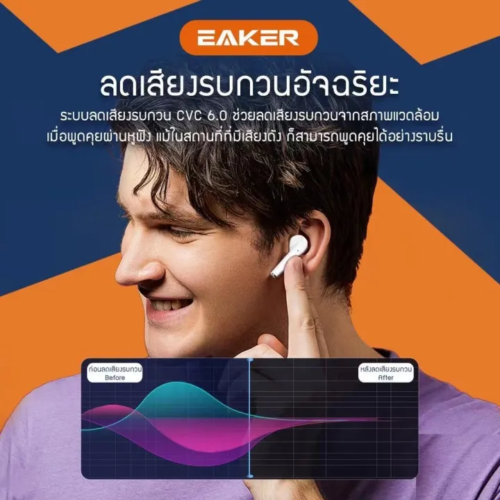 eaker-หูฟังบลูทูธไร้สาย-tws-wireless-bluetooth-v5-1-หูฟังพร้อมไมด์-เสียงสเตอริโอ-ปุ่มกดสัมผัส-แยกเสียงซ้ายขวา-hd-voices-รุ่น-t17-pro