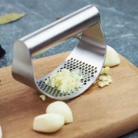 ETX304/430 Stainless Steel Garlic Press Ring Garlic Press Hand-pounded Ginger Vegetables And Fruit Tools Kitchen Accessories Gadget